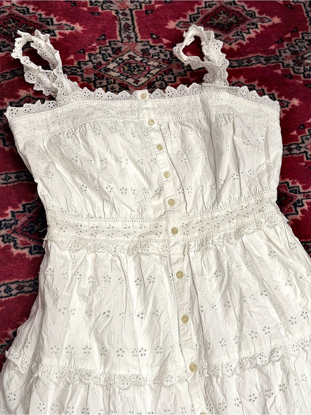 Gap x Doen Eyelet Midi Sundress